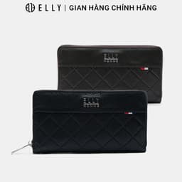 Ví nam da thật ELLY HOMME EVM17 ví cầm tay dáng ngang da thật cao cấp nhiều ngăn 1