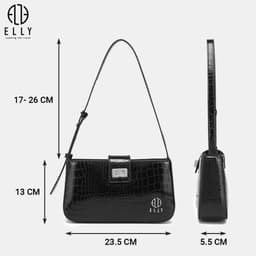 [Tặng hộp 20.10] Túi xách nữ thời trang ELLY EL246 đeo vai xách tay da tổng hợp cao cấp chính hãng 3