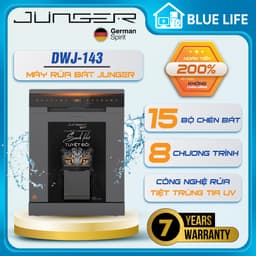 [Miễn Phí Lắp Đặt] Máy Rửa Bát Junger Leopard DWJ-143, Sấy Khô Khử Khuẩn UV SX Tại Thái Lan, Bảo Hành Hàng Chính Hãng 1