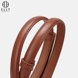 Thắt lưng nữ ELLY ED67 khóa chốt da thật cao cấp dây nịt nữ thời trang chính hãng 7
