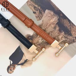 Thắt lưng nữ ELLY ED67 khóa chốt da thật cao cấp dây nịt nữ thời trang chính hãng 3