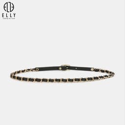 Thắt Lưng Nữ Da Thật ELLY ED66 Dây Nịt Nữ Khóa Xỏ Kim Cao Cấp Thanh Lịch Phối Đồ Công Sở Chính Hãng 4
