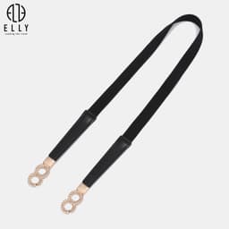 Thắt lưng nữ ELLY ED69 khóa móc da thật cao cấp chun co giãn dây nịt nữ thời trang 6