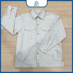 [LẺ ÁO] Bảo Hộ Lao Động UNTG Màu Ghi May Kĩ Chất Vải Kaki Nam Định Mềm Mát Bảo Hộ Thợ Điện, Sửa Xe 2
