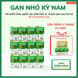 Gan Nhó Kỳ Nam Chính Hãng [LIỆU TRÌNH 3 THÁNG 12 HỘP] 1