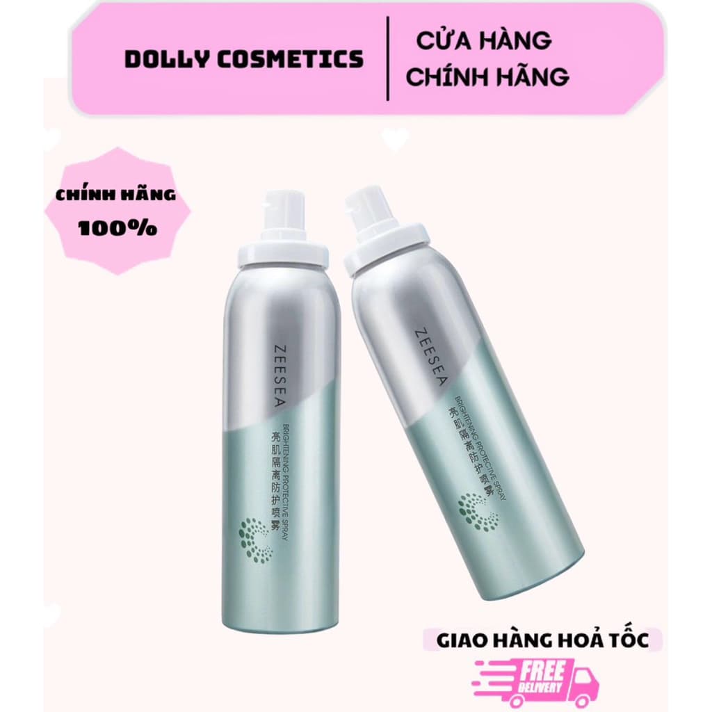 Xịt makeup da Zeesea nâng tone da , bảo vệ cho da , chiết xuất từ thiên nhiên chính hãng