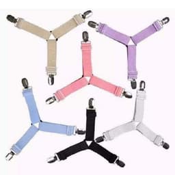 Combo bộ 4 kẹp chun cố định ga giường góc nệm chống xe dịch, có thể điều chỉnh kích thước 3