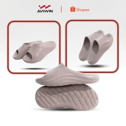 [D001] Dép Bánh Mì Nam Nữ AVIWIN AVISLIDE D001, Dép Đúc EVA Nguyên Khối Chống Trơn Trượt Thời Trang 6