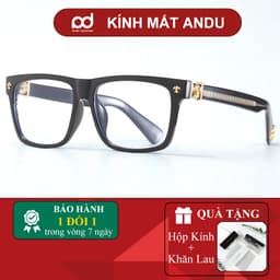 Gọng kính cận thời trang nam nữ NARO EYEWEAR  dáng vuông nhựa cao cấp hoạ tiết sắc nét- 2207 1