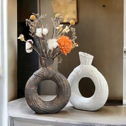 Lọ hoa nghệ thuật phong cách Bắc Âu men atlantic, bình hoa trái tim tình yêu, gốm sứ sáng tạo, decor, gốm sứ Bát Tràng 3