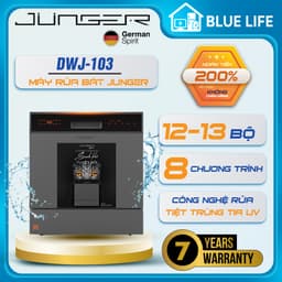 [Miễn Phí Lắp Đặt] Máy Rửa Bát Junger Leopard DWJ-103, Sấy Khô Khử Khuẩn UV 8 Chế Độ Rửa Chuyên Sâu, Hàng Chính Hãng 1