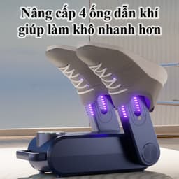 Máy Sấy Giày Khử Mùi Cao Cấp Hiệu Quả Bằng Tia Cực Tím Cao Cấp Máy Hong Khô Giầy Tất Găng Tay Đa Năng Chống Hôi Chân Tay 5