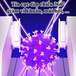 Máy Sấy Giày Khử Mùi Cao Cấp Hiệu Quả Bằng Tia Cực Tím Cao Cấp Máy Hong Khô Giầy Tất Găng Tay Đa Năng Chống Hôi Chân Tay 6