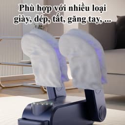 Máy Sấy Giày Khử Mùi Cao Cấp Hiệu Quả Bằng Tia Cực Tím Cao Cấp Máy Hong Khô Giầy Tất Găng Tay Đa Năng Chống Hôi Chân Tay 4