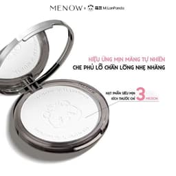 Phấn phủ nén MENOW Menglan Panda (phiên bản gấu trúc) kiềm dầu, giữ tone vượt trội 4