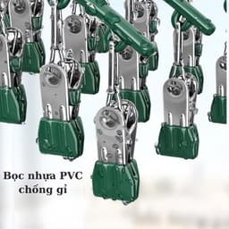Móc Treo Quần Áo Chống Trượt, Phơi Đồ Lót Đa Năng Có Khóa Chống Rơi Bằng Thép Chắc Chắn, tiện lợi, tiết kiệm diện tích 4
