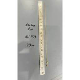 Dây chuyền 18 kara xuyên tâm chuyên dụng lõi 0,5mm, thiết kế thông minh, tiện lợi với chốt co rút và dễ dàng gắn charm. 8
