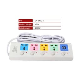 Ổ điện đa năng chống giật 4m, 2 USB, công suất 2500W - giải pháp tối ưu cho điện năng. 8