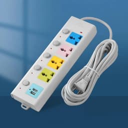 Ổ điện đa năng chống giật 4m, 2 USB, công suất 2500W - giải pháp tối ưu cho điện năng. 1