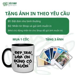 Cốc Đẹp Trai Làm Ơn Đừng Có Buồn. MÊ LY SHOP, Cốc Sứ Quà Tặng Bạn Trai, Ly Sứ Quà Tặng Đẹp 2