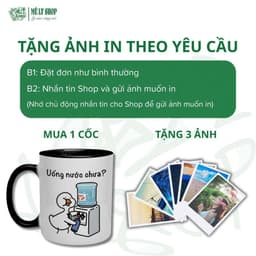 Cốc Uống Nước Chưa MÊ LY SHOP, Ly Sứ Nhắc Uống Nước Hình Ngỗng Goose Hài Hước, Cốc Sứ Quà Tặng 2