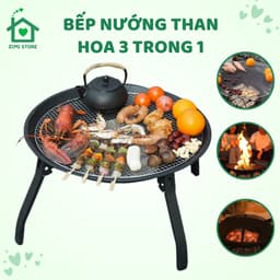 10 Bếp nướng than hoa 3 trong 10 Bếp nướng gấp gọn, sử dụng dã ngoại, sử dụng trong nhà 10 4