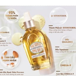 Dầu dưỡng thể hạnh nhân L'Occitane (Loccitane) Oil Body Almonf Supple Skin Oil 100ml 4