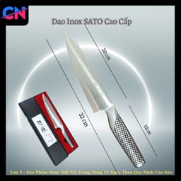 Dao Nhật Chính Hãng ,Dao SATO Nhật Bảo Cao Cấp-Dao Kiểu Nhật Bản Sắc Bén Cao Cấp 1