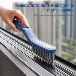 Bàn Chải Đa Năng, Bàn Chải Vệ Sinh Kẽ Hở Kèm Gắp Rác 2 IN 1 Đa Năng 7