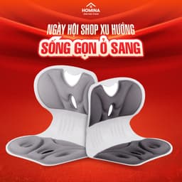 Ghế Ngồi Công Thái Học Đệm Ngồi Chống Đau Lưng Cho Người Lớn Trẻ Em Người Già Văn Phòng- HOMINA 1