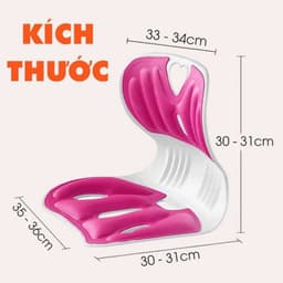 Ghế Ngồi Công Thái Học Đệm Ngồi Chống Đau Lưng Cho Người Lớn Trẻ Em Người Già Văn Phòng- HOMINA 2