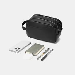 Túi Clutch Nam LECOS LC17 Da Bò Thật Phom Cứng Cáp May Tay Tỉ Mỉ 8