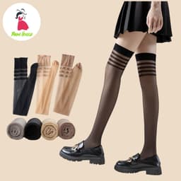 Tất Đùi Mỏng Sexy Tất Nữ Da Chân Dài Qua Gối Che Khuyết Điểm Siêu Dai  tcc16 { J103 } 1