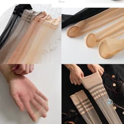 Tất Đùi Mỏng Sexy Tất Nữ Da Chân Dài Qua Gối Che Khuyết Điểm Siêu Dai  tcc16 { J103 } 4