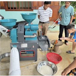 Máy xát gạo gia đình 3 chức năng: Xát gạo, Nghiền bột, Lọc sạn - BH 1 năm 1