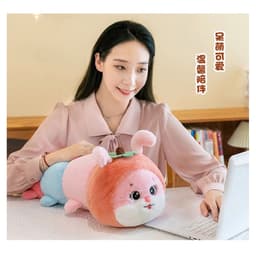 Gấu Bông Sâu Mặt Hề Bảy Sắc Cầu Vồng Thú Nhồi Bông Gối Ôm Dễ Thương Quà Tặng Đáng Yêu MIU GẤU XINH 7