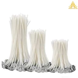 Combo Làm Nến Cúng Dường Ly Chữ Phúc 300ml, Gồm Sáp Bơ , Tặng Tim Đèn, Keo Nến, Văn Khấn 6