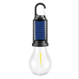 Bóng Đèn Cắm Trại Năng Lượng Mặt Trời T01-B, Sạc Type-C, Ánh Sáng Ấm, Có Móc Treo - Kho Sỉ Phước Thiện 7
