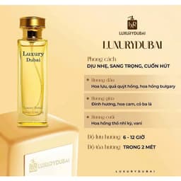 [Giá Rẻ HCM] COMBO 2 CHAI NƯỚC HOA LUXURY DUBAI 50ml và 30ml Nam Và Nữ Xịt Thơm Hàng Chuẩn cty 6
