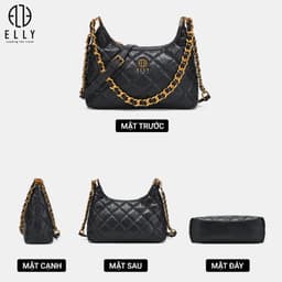 [Tặng hộp 20.10] Túi xách nữ ELLY EL382 túi đeo chéo đeo vai xách tay thời trang cao cấp công sở 5