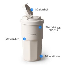 Ly giữ nhiệt LocknLock 460ml Coffee Tumbler LHC3329 - Hàng chính hãng, thép không gỉ 316L - JoyMall 5