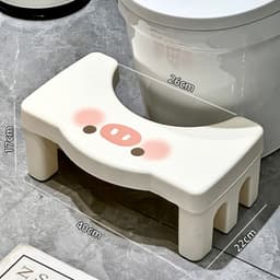 Ghế Kê Chân Toilet DOBE Nhựa PP Cao Cấp, Hỗ Trợ Tư Thế Đi Vệ Sinh Dúng Cách, Giảm Táo Bón, Trĩ, Có Đệm Chống Trơn Trượt 9