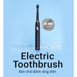 Bàn chải điện LocknLock ENR321BLK kèm hộp, Hàng chính hãng, 5 chế độ, có 4 đầu bàn chải - JoyMall 5