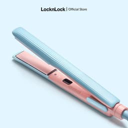Máy duỗi tóc ion âm 2 in 1 LocknLock ENA222BLU 42W, Hàng chính hãng, là kẹp uốn tóc - JoyMall 5