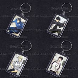 ( VUÔNG ) Móc khóa mica IN HÌNH TEAM LEZHIN COMICS ver 1 in hình MANHWA anime chibi xinh xắn tiện lợi dễ thương 1