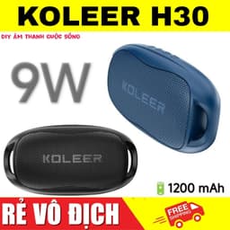 KOLEER H30 Loa Bluetooth 9W Giá Rẻ Chất Âm Hay Diy - 1