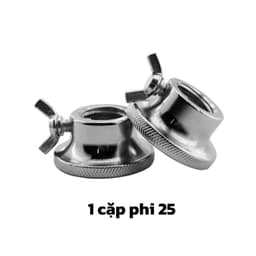 Bộ chốt thanh đòn tạ ren xoắn phi 25 phi 30 giữ bánh tạ chắc chắn... chỉ vừa với đòn tạ nhập khẩu. 7