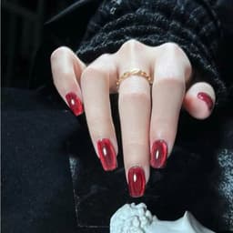 Sơn mắt mèo kim cương màu đỏ CR chai 15ml Siêu Xinh Nail Bảo An 6