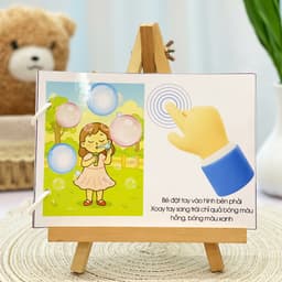 Thẻ Flash EVON BABY dạy bé tập nói – Giúp Bé Tập Chỉ Ngón 4