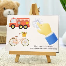 Thẻ Flash EVON BABY dạy bé tập nói – Giúp Bé Tập Chỉ Ngón 6